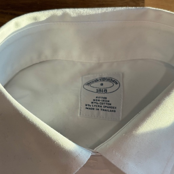 Brooks Brothers White Button-Up Shirt - Picture 2 of 3